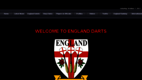 What Englanddarts.co.uk website looked like in 2017 (6 years ago)