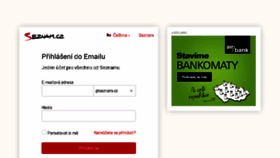 What Email.cz website looked like in 2017 (6 years ago)