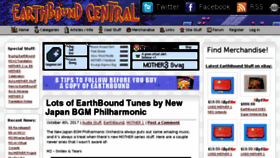 What Earthboundcentral.com website looked like in 2017 (6 years ago)