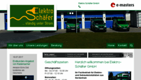 What Elektro-schaefer-nordenham.de website looked like in 2017 (8 years ago)