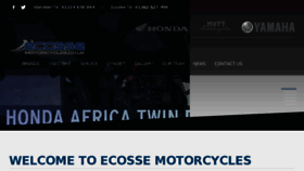 What Ecossemotorcycles.co.uk website looked like in 2017 (6 years ago)