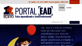 What Exitoied.com.br website looked like in 2017 (6 years ago)