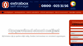 What Extrabox.nl website looked like in 2017 (6 years ago)