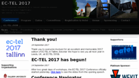 What Ec-tel.eu website looked like in 2017 (6 years ago)