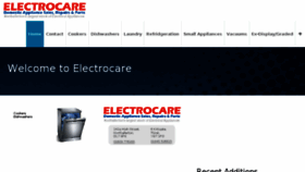 What Electrocare.co website looked like in 2017 (6 years ago)