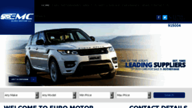 What Euromotorco.co.uk website looked like in 2017 (6 years ago)