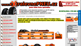 What Extralevne-pneu.cz website looked like in 2017 (6 years ago)