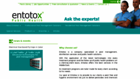 What Entotox.com website looked like in 2017 (6 years ago)
