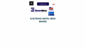 What Electromenu.com website looked like in 2017 (6 years ago)