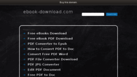 What Ebook-download.com website looked like in 2017 (6 years ago)