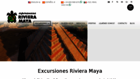What Excursionesenrivieramaya.es website looked like in 2017 (6 years ago)