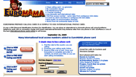 What Euromama.com website looked like in 2017 (6 years ago)