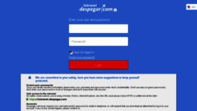 What Extranet.despegar.com website looked like in 2017 (6 years ago)