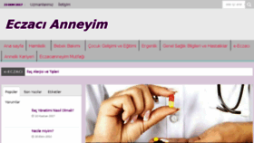 What Eczacianneyim.com website looked like in 2017 (6 years ago)