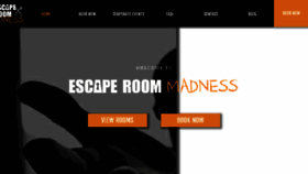 What Escaperoommadness.com website looked like in 2017 (6 years ago)