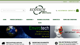 What Ecotechprintsolutions.com.au website looked like in 2017 (6 years ago)