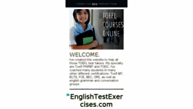 What Englishtestexercises.com website looked like in 2017 (6 years ago)