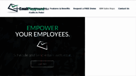 What Emailplayground.com website looked like in 2017 (7 years ago)