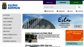 What Eslov.se website looked like in 2017 (6 years ago)
