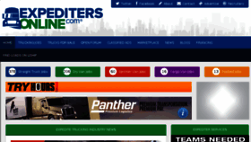 What Expeditersonline.com website looked like in 2017 (6 years ago)