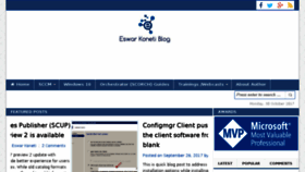 What Eskonr.com website looked like in 2017 (6 years ago)