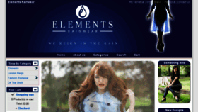 What Elementsrainwear.co.uk website looked like in 2017 (6 years ago)