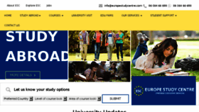 What Europestudycentre.com website looked like in 2017 (6 years ago)