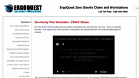 What Ergoquest.com website looked like in 2017 (6 years ago)