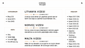 What Evrenselpaylasim.com website looked like in 2017 (6 years ago)