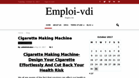 What Emploi-vdi.com website looked like in 2017 (6 years ago)
