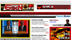 What Eksengazetesi.com.tr website looked like in 2017 (6 years ago)