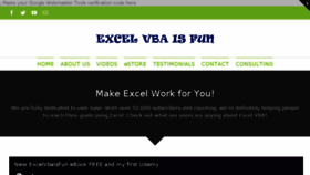 What Excelvbaisfun.com website looked like in 2017 (6 years ago)