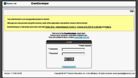 What Examdev.nccpa.net website looked like in 2017 (6 years ago)