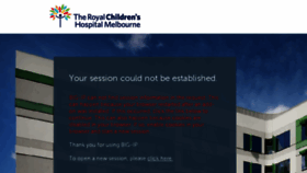What Epic.rch.org.au website looked like in 2017 (6 years ago)
