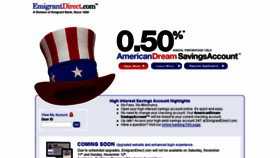 What Emigrantdirect.com website looked like in 2017 (6 years ago)