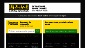 What Entrepot-du-bricolage.fr website looked like in 2017 (6 years ago)