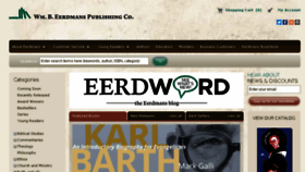 What Eerdmans.com website looked like in 2017 (6 years ago)