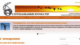 What Enneagramme-envolutif.com website looked like in 2017 (6 years ago)