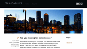 What Efashionbuyer.com website looked like in 2017 (8 years ago)