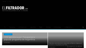 What Elfiltrador.com website looked like in 2017 (6 years ago)