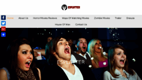 What Esplatter.com website looked like in 2017 (6 years ago)