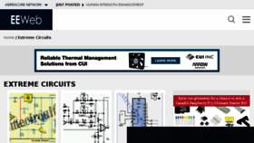 What Extremecircuits.net website looked like in 2017 (6 years ago)
