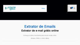 What Extrator.com.br website looked like in 2017 (6 years ago)