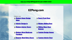 What Ezpong.com website looked like in 2017 (6 years ago)