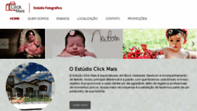 What Estudioclickmais.com.br website looked like in 2017 (6 years ago)