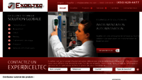 What Exceltec-inc.com website looked like in 2017 (6 years ago)