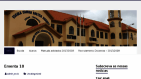What Eccb.school website looked like in 2017 (6 years ago)