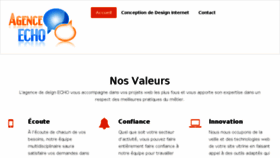 What Echo-webdesign.fr website looked like in 2017 (6 years ago)