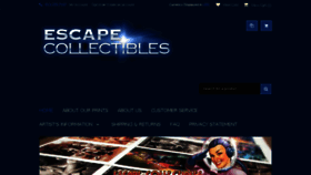 What Escapecollectibles.com website looked like in 2017 (6 years ago)