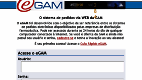What Egam.com.br website looked like in 2017 (6 years ago)